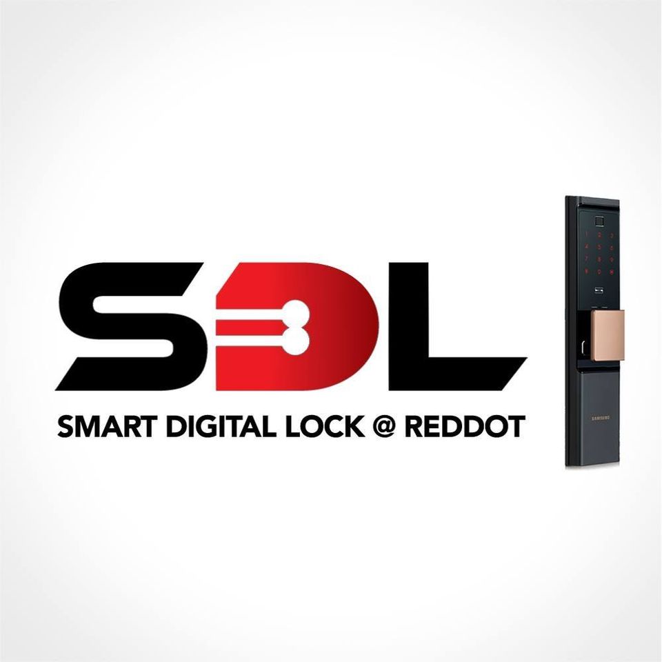 Smart Digital Lock Red Dot