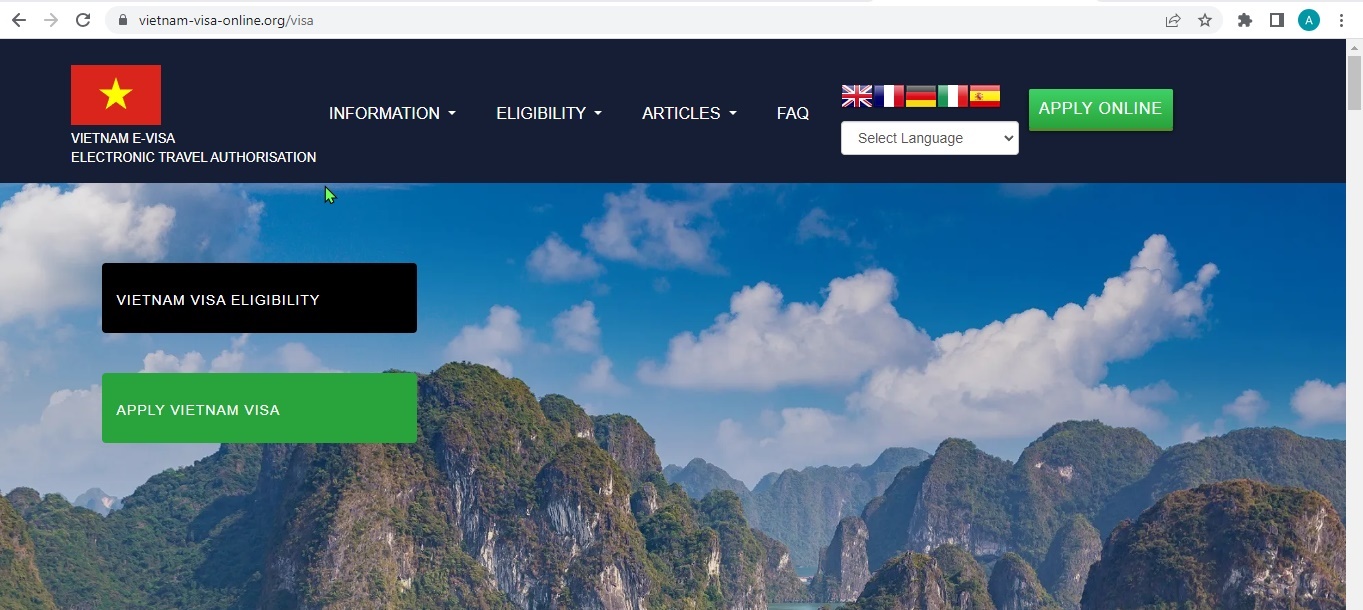 VIETNAMESE  Official Vietnam Government Immigration Visa Application Online Nigeria, Benin Republic, Togo and Sierra Leone, and Brazil CITIZENS - US fisa elo Iṣilọ aarin