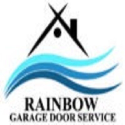 Rainbow Garage Door