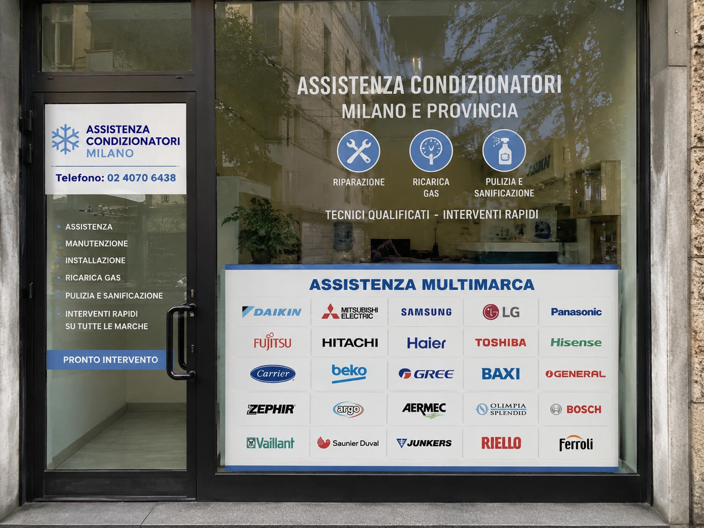 assistenza condizionatori milano