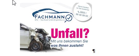 FACHMANN Kfz-Gutachter Erlangen - TÜV-zertifizierter Unfallgutachter