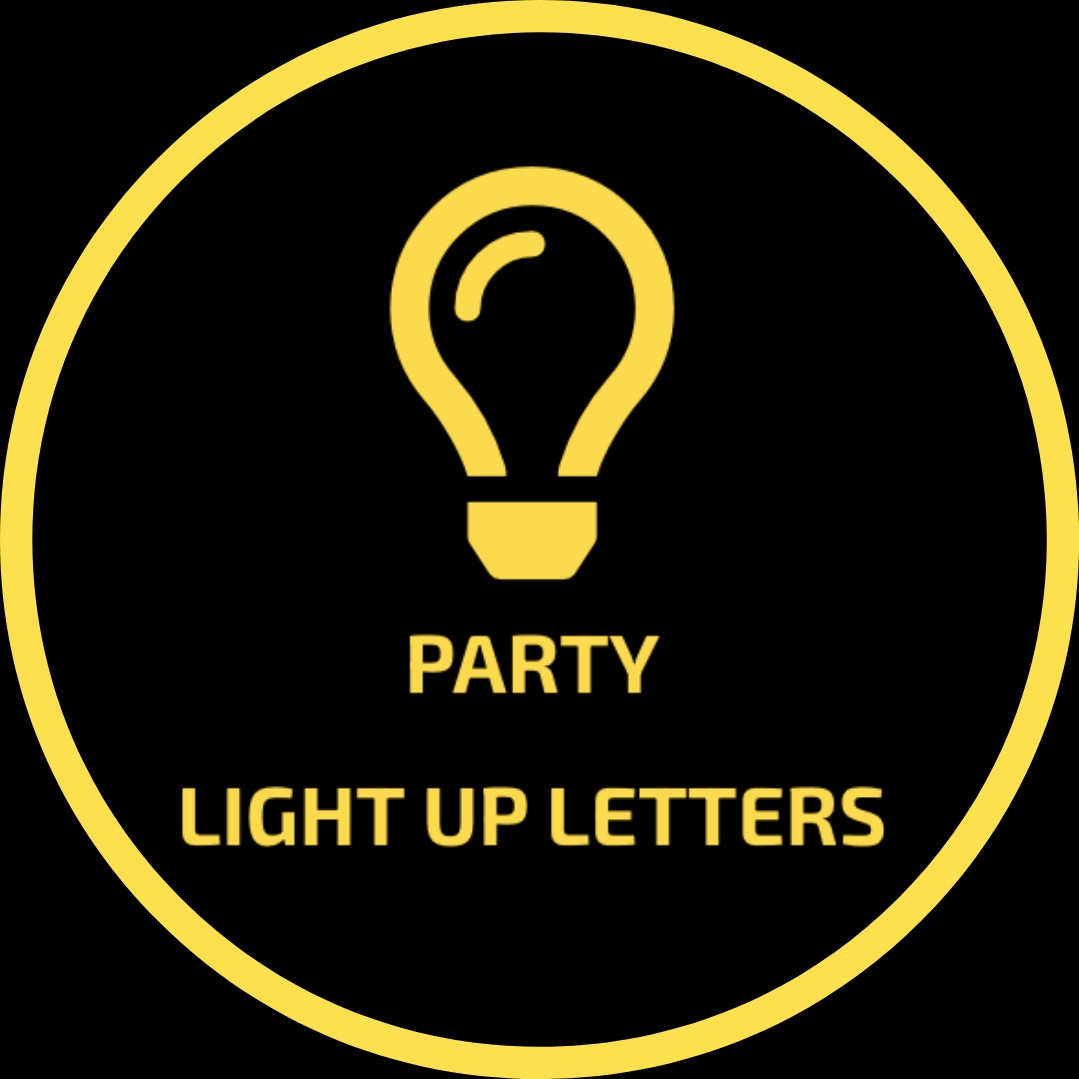 Party Light Up Letters
