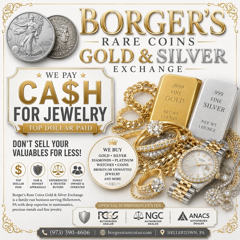Borgers Rare Coins GOLD SILVER Exchange