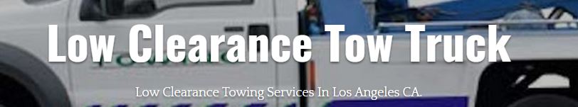 Low Clearance Tow Truck