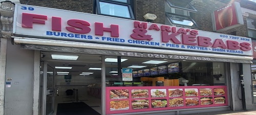 Maria's Fish, Chips & Kebabs Battersea