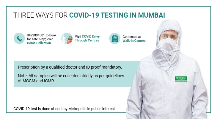 Metropolis Labs Offering COVID Testing in Delhi & NCR at ICMR Approved Cost 
