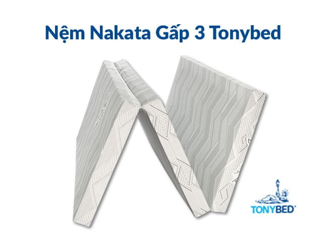 Nệm Bông Ép Gấp 3 Nakata