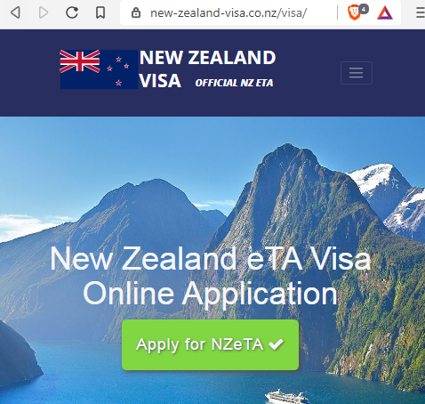 NEW ZEALAND ETA VISA Online - OSAKA IMMIGRATION BUREAU