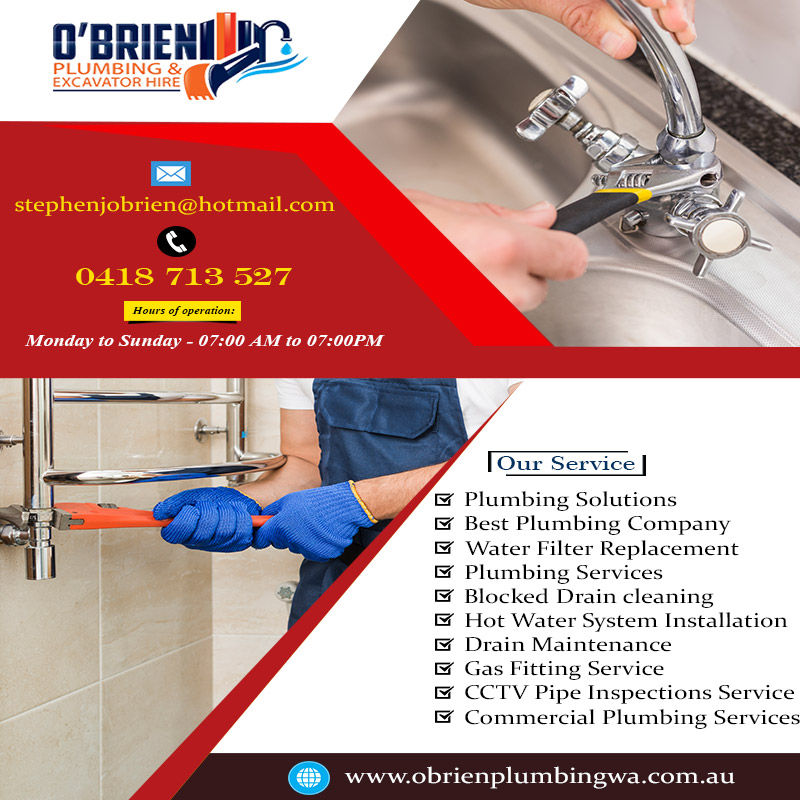 Water Filter Replacement Cannington | O'Brien Plumbing & Excavator Hire