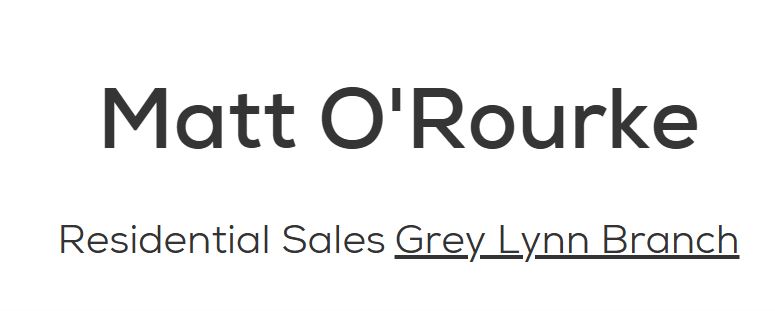 Matt O’Rourke - Barfoot & Thompson