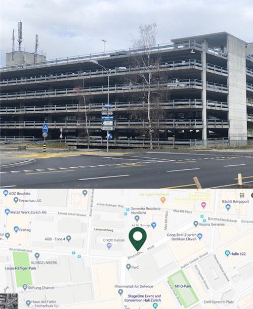 Parkplatz Online-Parkplatz in Zürich-Oerlikon