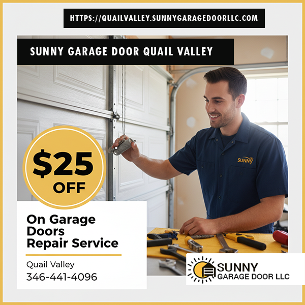 Sunny Garage Door Quail Valley TX