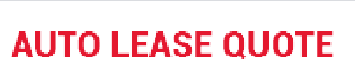 Auto Lease Quote