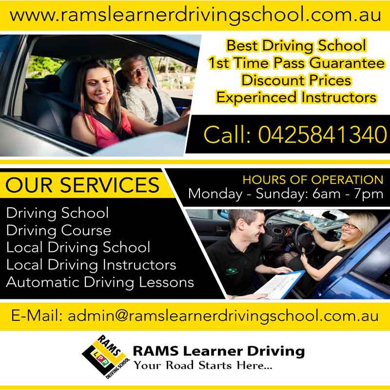 RAMS Learner Driving School | Learning to Drive