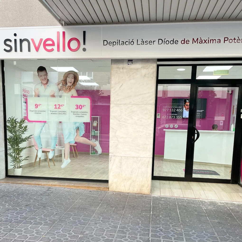 SinVello! Tarragona | Depilación Láser Diodo