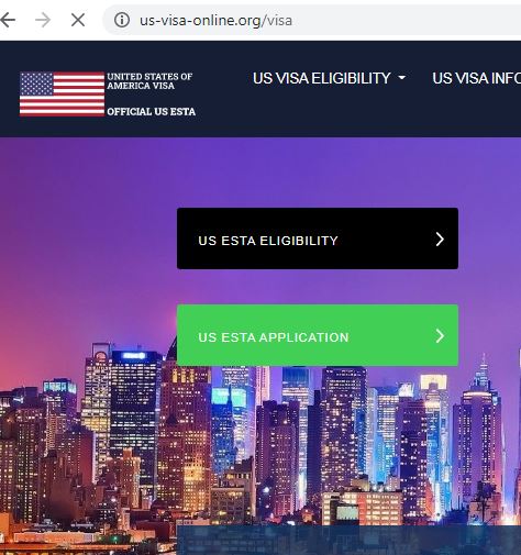 United States American ESTA Visa Service Online - USA Electronic Visa Application Online  - USA viisataotluste immigratsioonikeskus