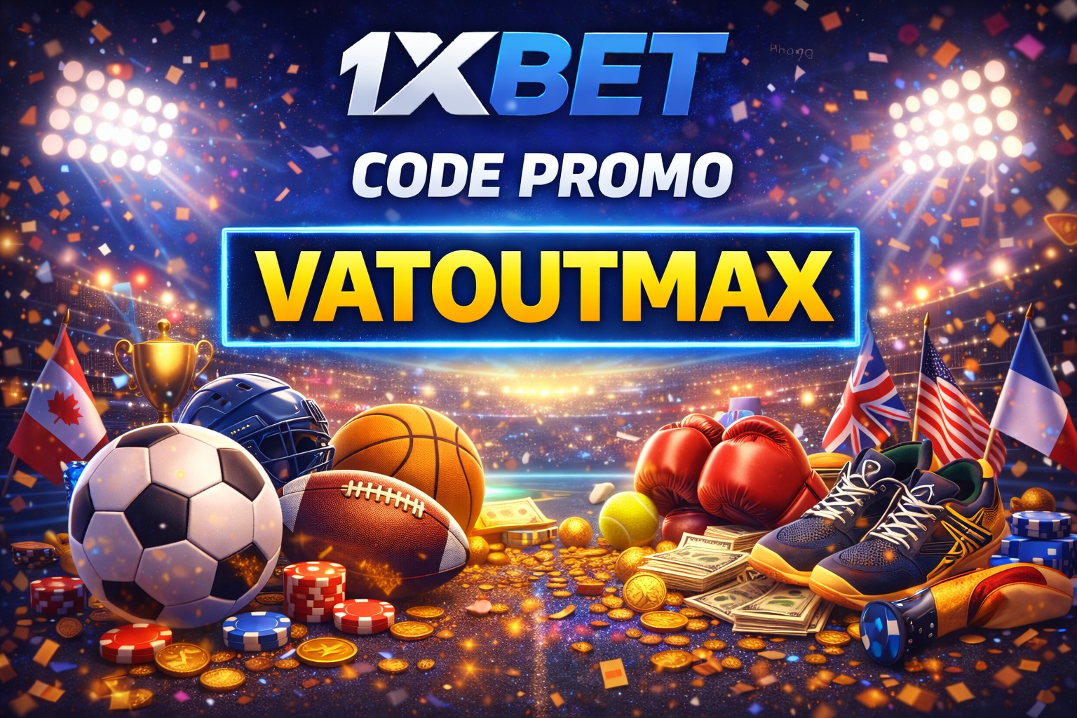 Code Promo 1xBet Casino Sans Dépôt 2026 : 1XSAND
