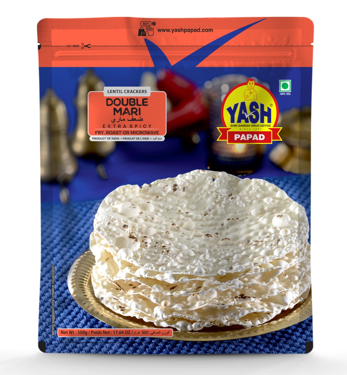 Delicious Double Mari Papad from Gujarat | Authentic Flavors - Yash Papad